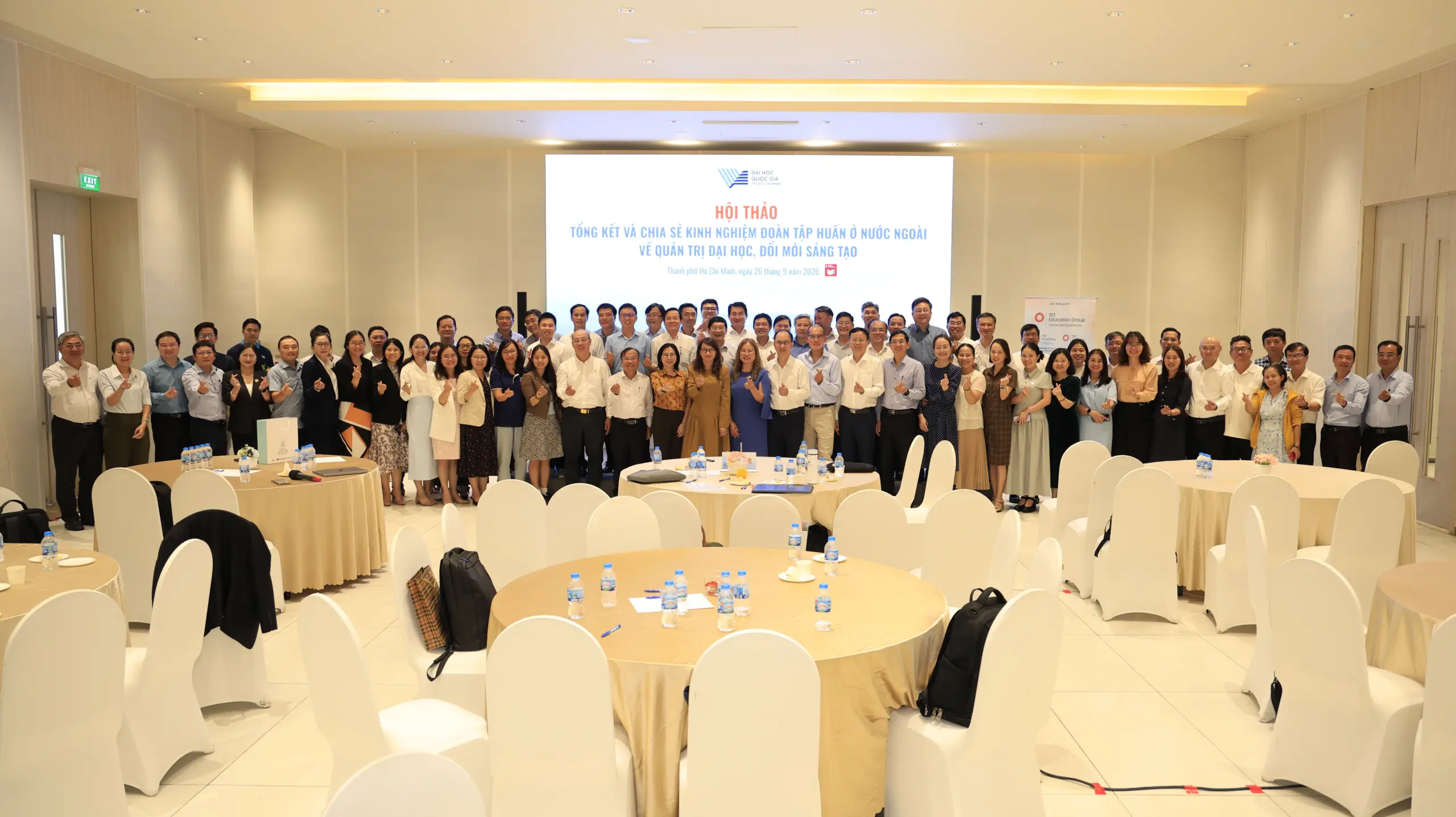 ĐHQG-HCM chia sẻ kinh nghiệm quốc tế về quản trị đại học và đổi mới sáng tạo