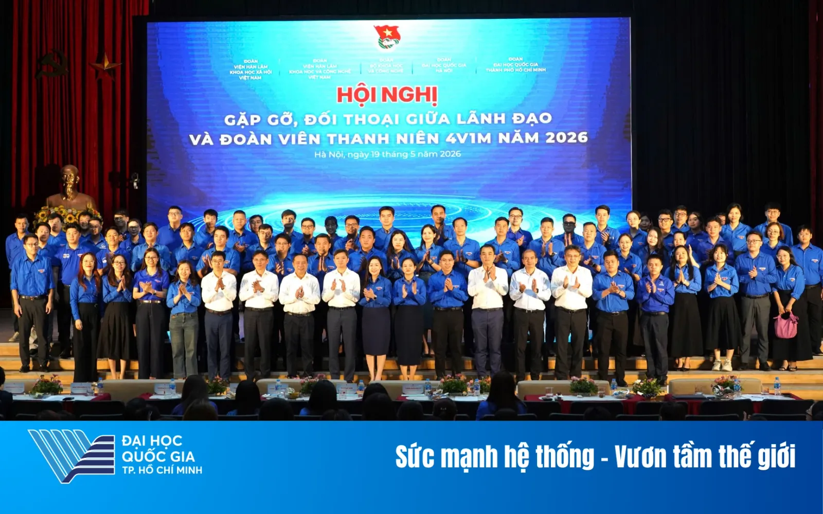 ĐHQG-HCM tham gia Hội nghị “Gặp gỡ, đối thoại giữa Lãnh đạo và đoàn viên, thanh niên 4V1M” - Gallery 1