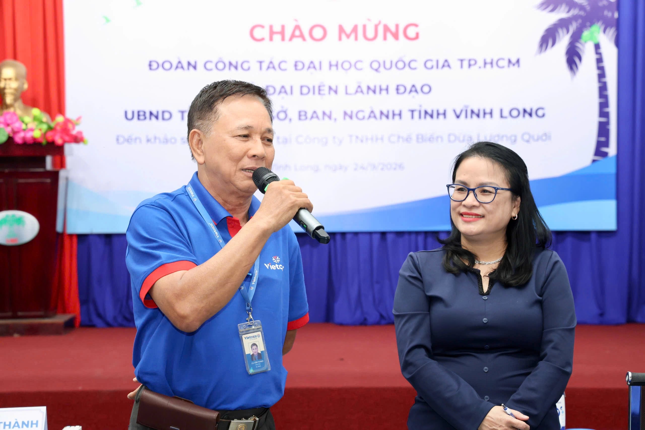 ĐHQG-HCM khảo sát thực tế, cùng Vĩnh Long nâng cao giá trị cây dừa và phát triển bền vững - Gallery 4