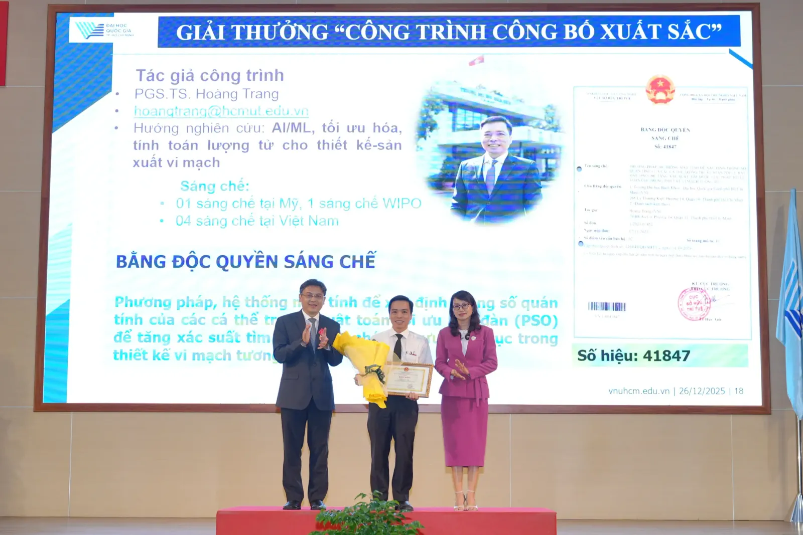 Giải thưởng Sáng tạo Châu Á và vai trò của yếu tố kỷ luật, lựa chọn con đường-môi trường phù hợp trong học tập-nghiên cứu