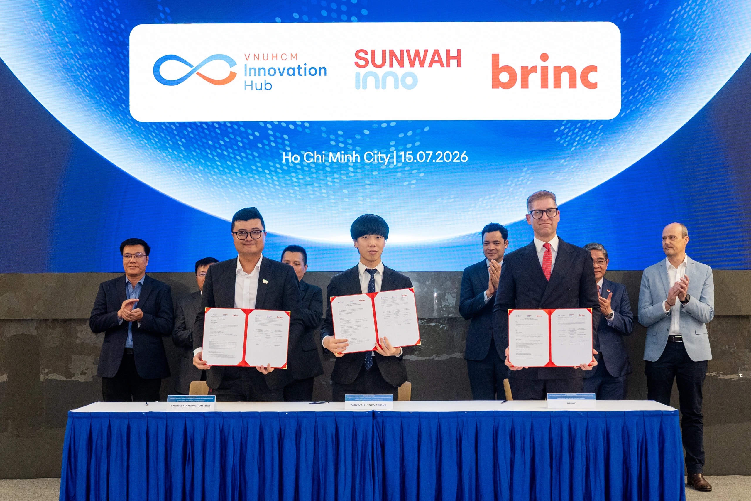 VIH tăng cường hiện diện trong mạng lưới đổi mới sáng tạo quốc tế qua hợp tác với Sunwah và Brinc