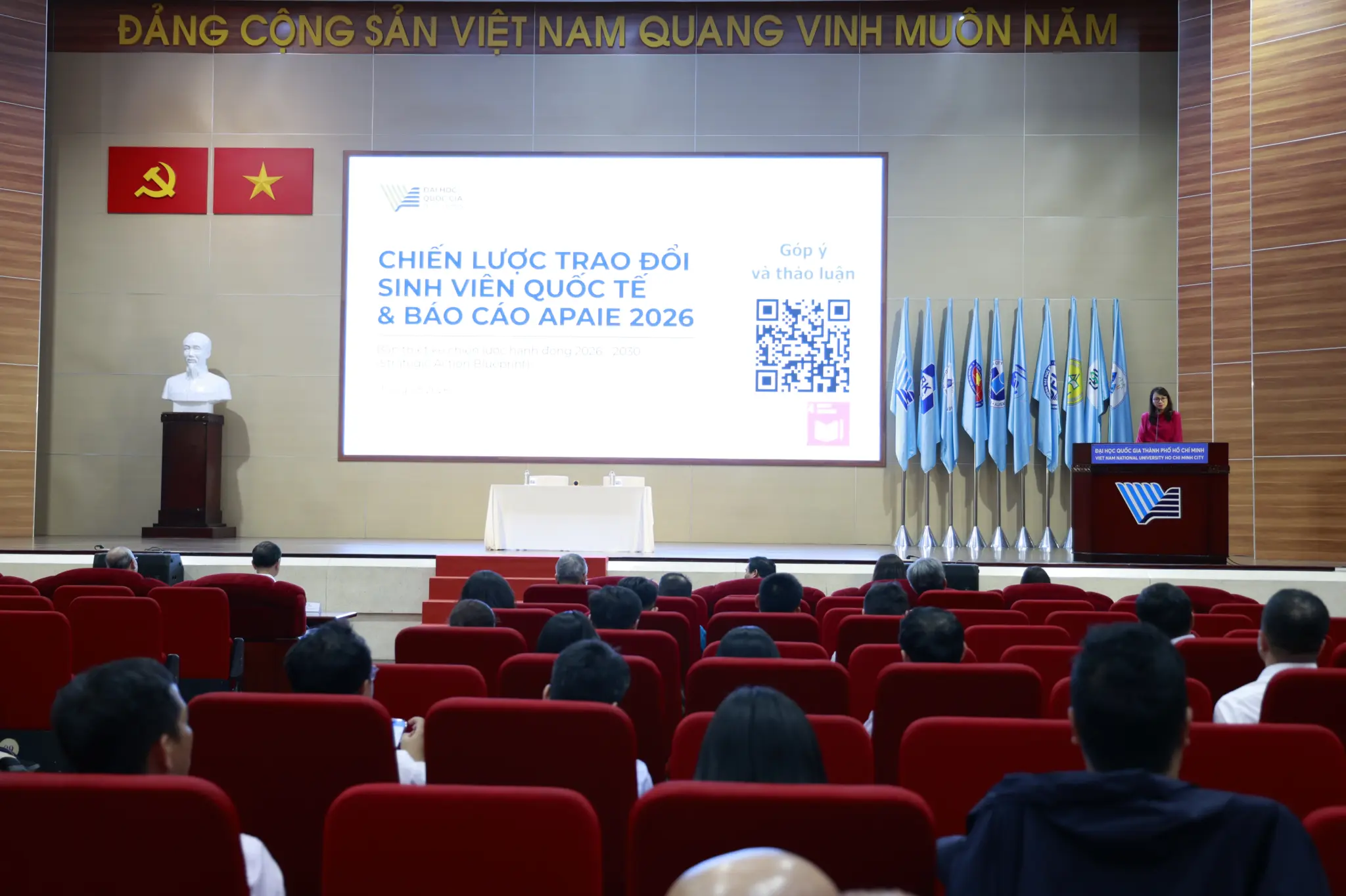 ĐHQG-HCM thúc đẩy Chiến lược trao đổi sinh viên quốc tế: Hướng tới mục tiêu thu hút 5.000 người học nước ngoài giai đoạn 2026 - 2030